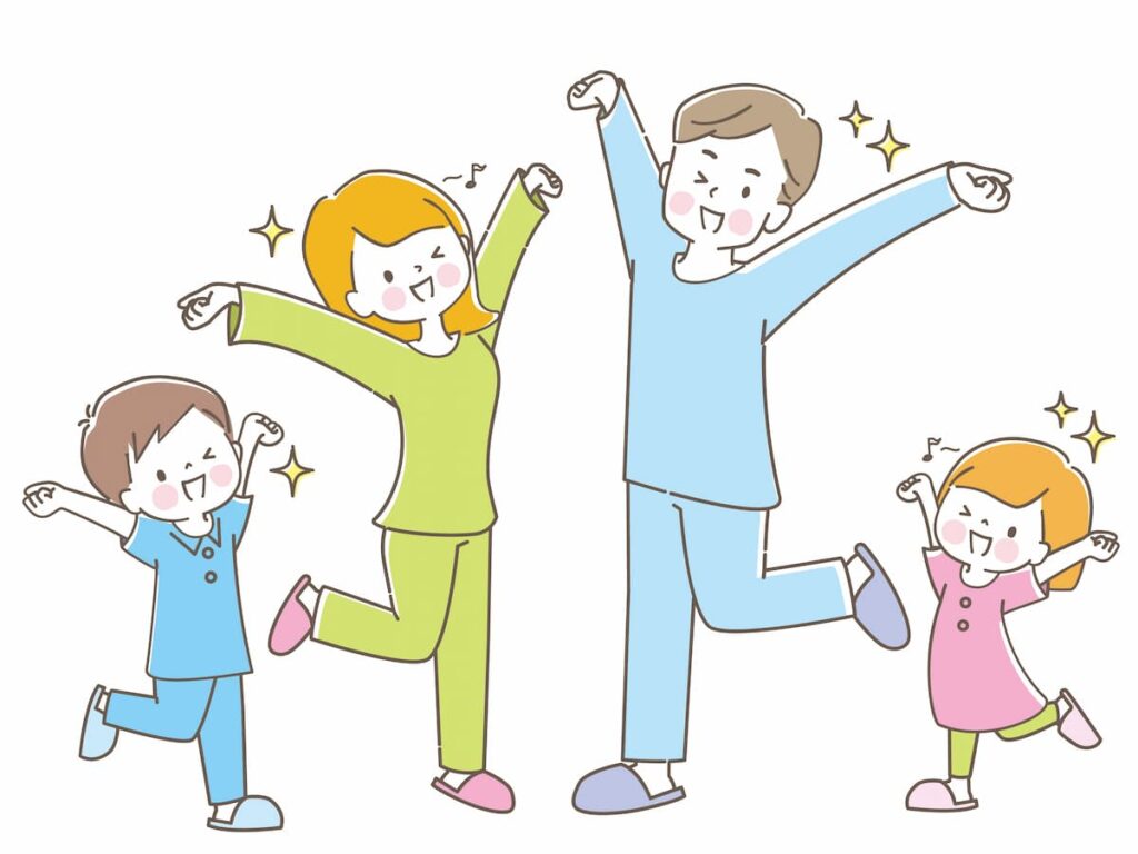 スッキリポーズ イラスト写真